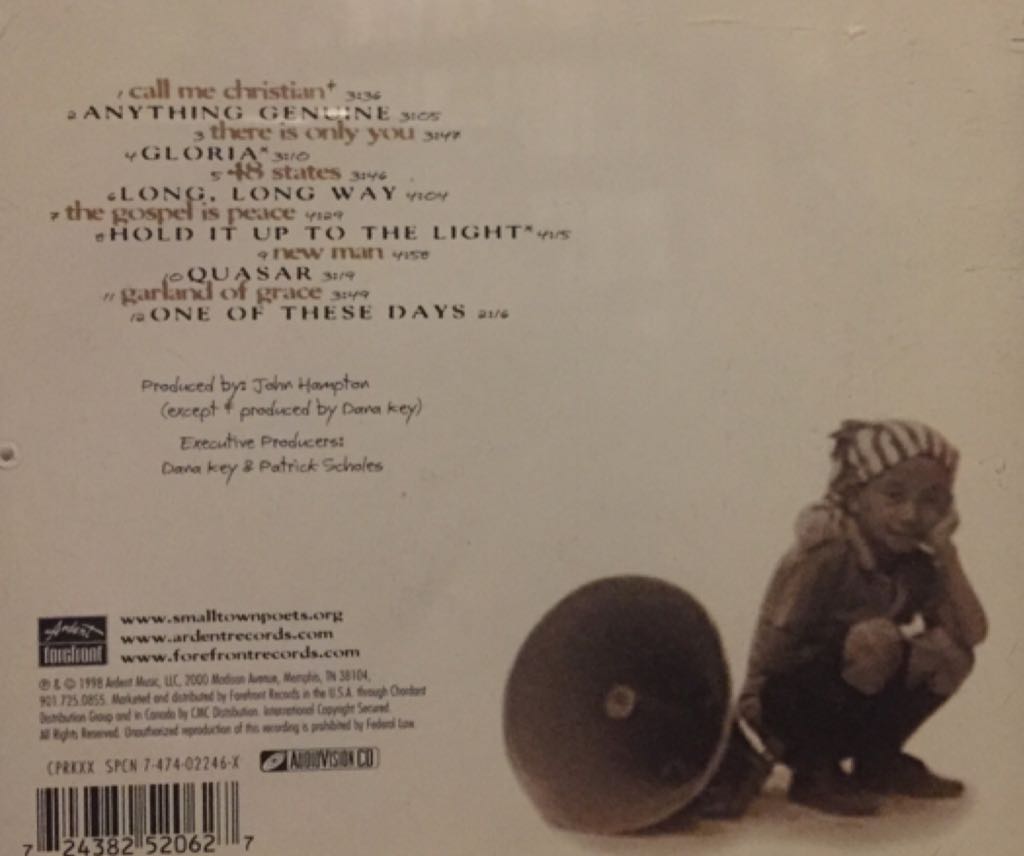 Listen Closely - Smalltown Poets music collectible - Main Image 2