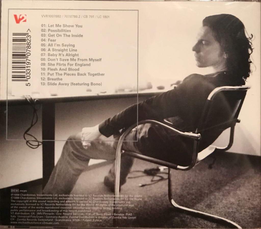 Hutchence, Michael - Hutchence, Michael (CD - 53) music collectible [Barcode 5033197078823] - Main Image 2