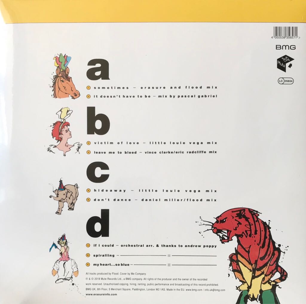 The Two Ring Circus - Erasure (12”) music collectible - Main Image 2