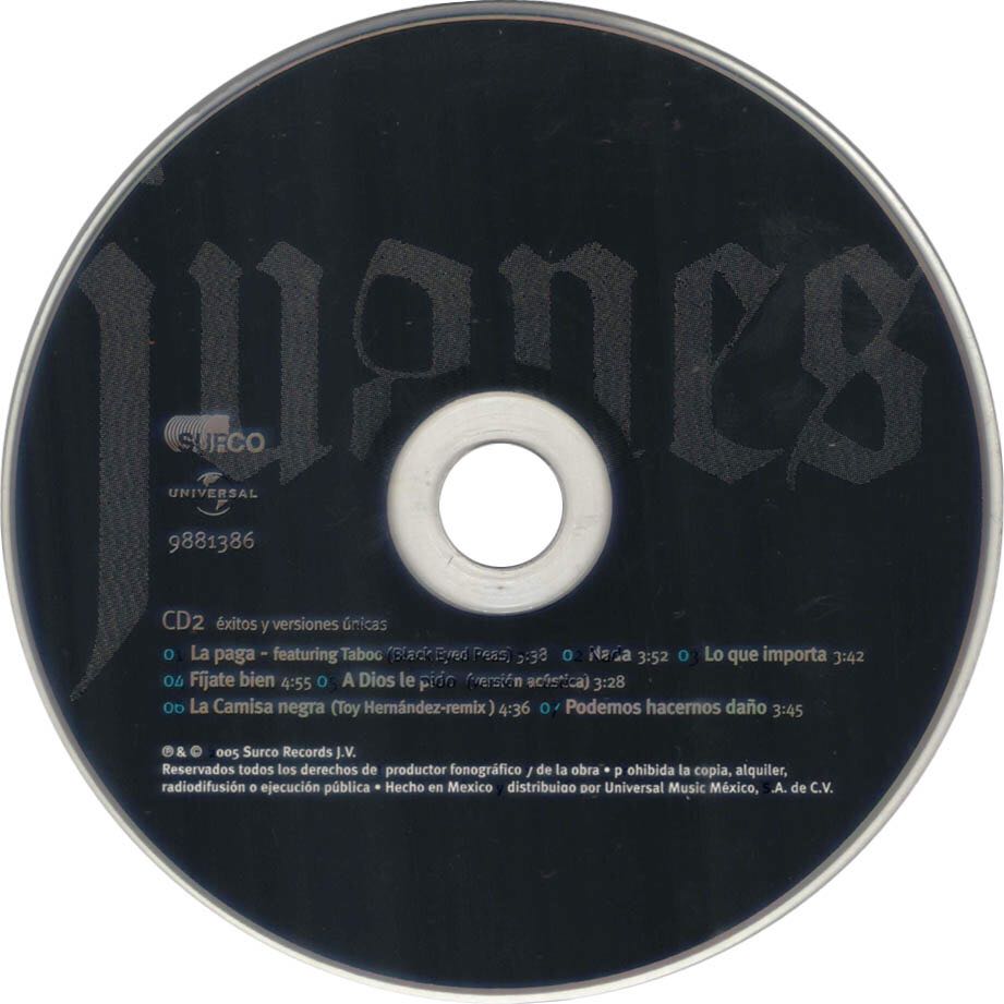 Mi Sangre (H) - Juanes (CD - 46) music collectible [Barcode 602498504468] - Main Image 4