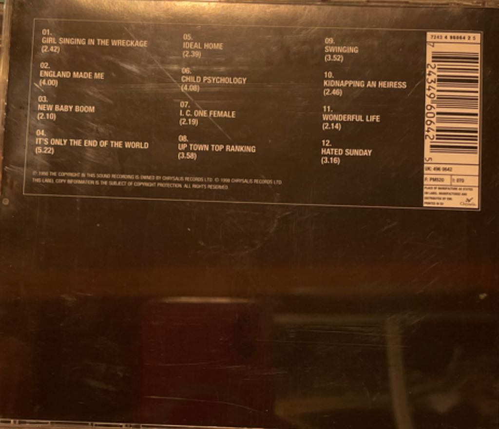 England Made Me - Black Box Recorder (CD - 40) music collectible [Barcode 724349606425] - Main Image 2