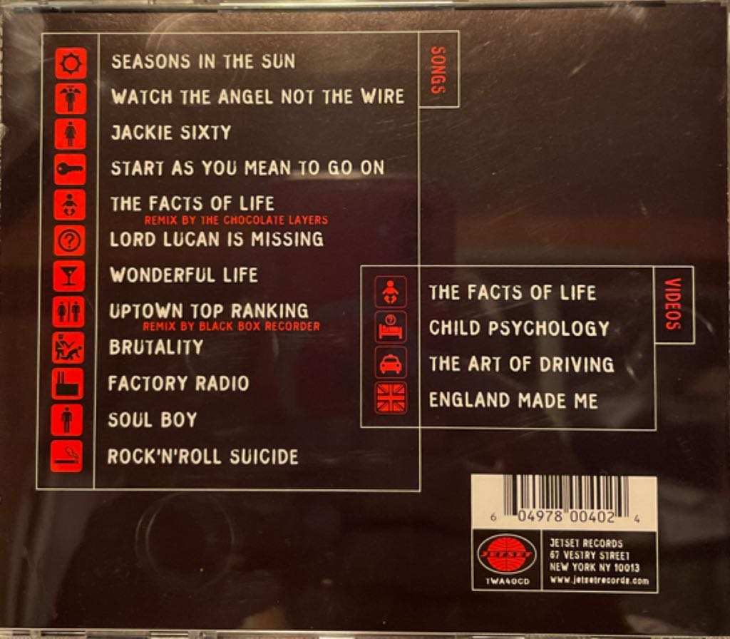 The Worst Of Black Box Recorder - Black Box Recorder (CD - 34) music collectible [Barcode 604978004024] - Main Image 2