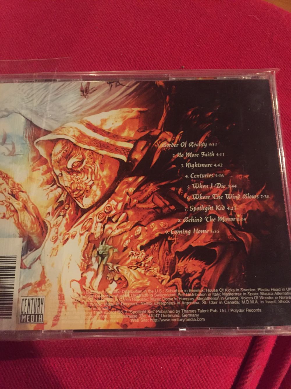 Border Of Reality - Angel Dust (CD) music collectible [Barcode 7277017722024] - Main Image 2