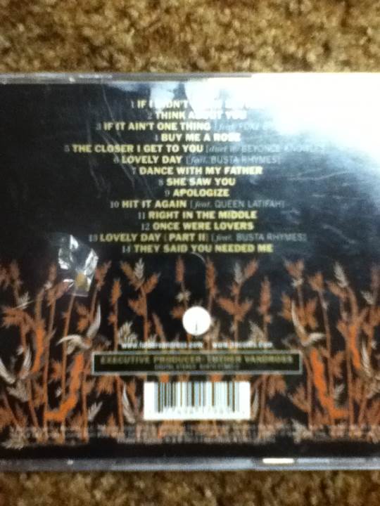 Dance With My Father - Vandross, Luther (CD) music collectible [Barcode 777496179854] - Main Image 2