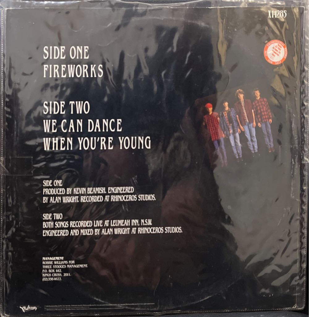 Fireworks - choirboys (12”) music collectible [Barcode 3460503671027] - Main Image 2