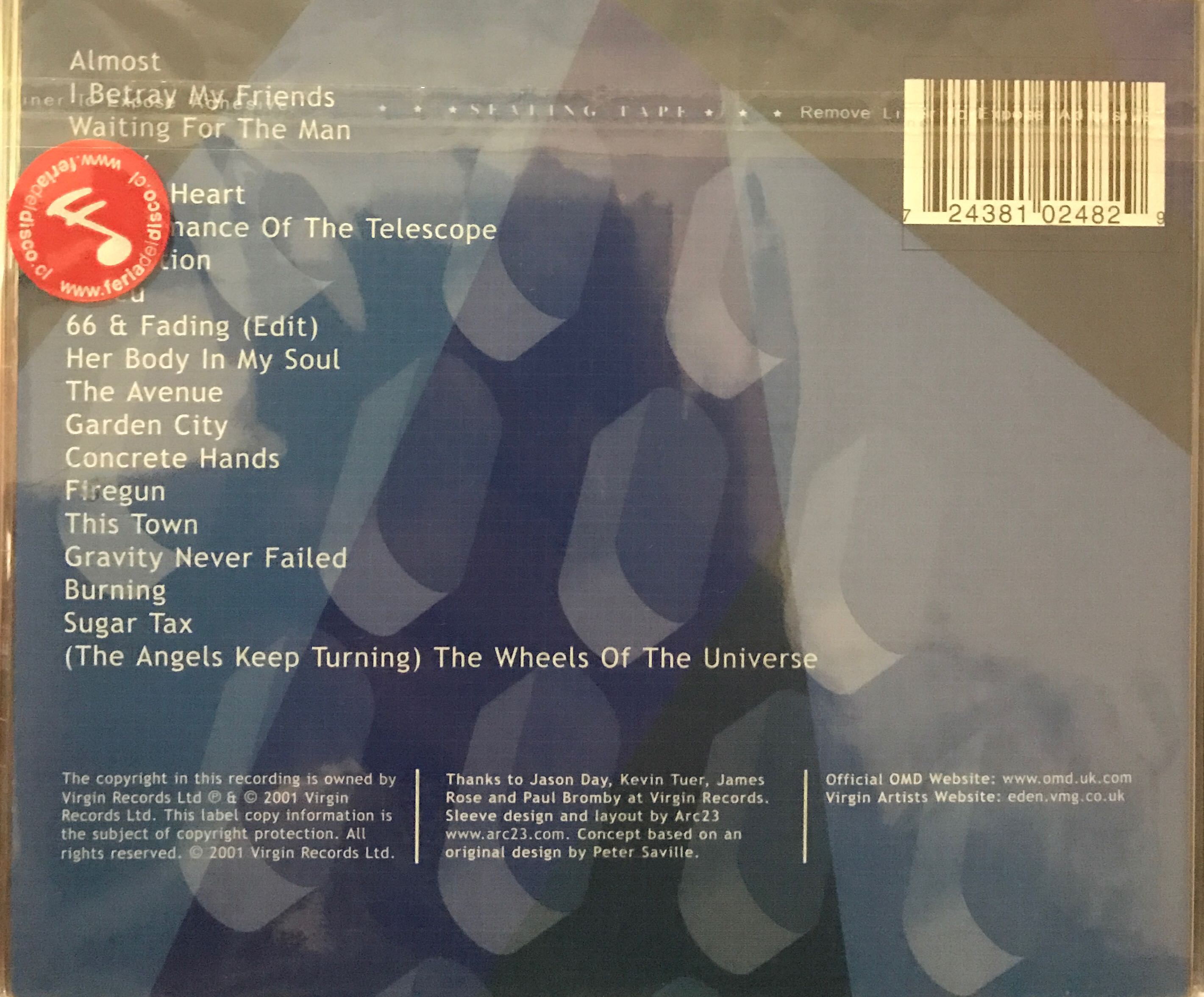 Navigation - Orchestral Manoeuvres In The Dark (CD) music collectible [Barcode 724381024829] - Main Image 2