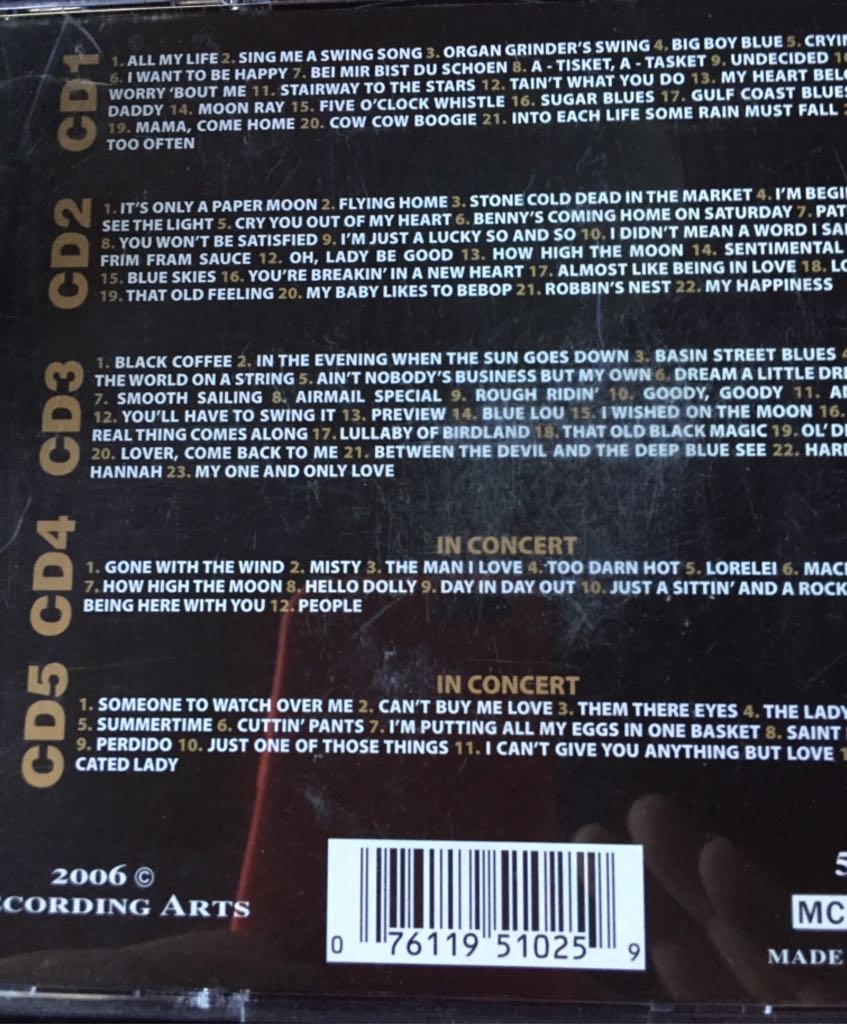 Definitive Gold - Ella Fitzgerald (CD) music collectible [Barcode 076119510259] - Main Image 2
