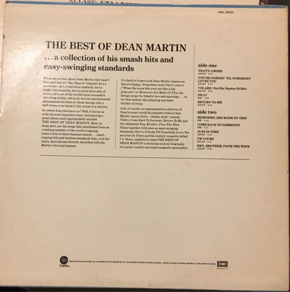Dean Martin Sings The Hits - Dean Martin (CD) music collectible - Main Image 2