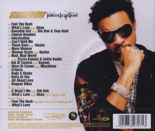 Intoxication - Shaggy (MP3) music collectible [Barcode 054645179324] - Main Image 2
