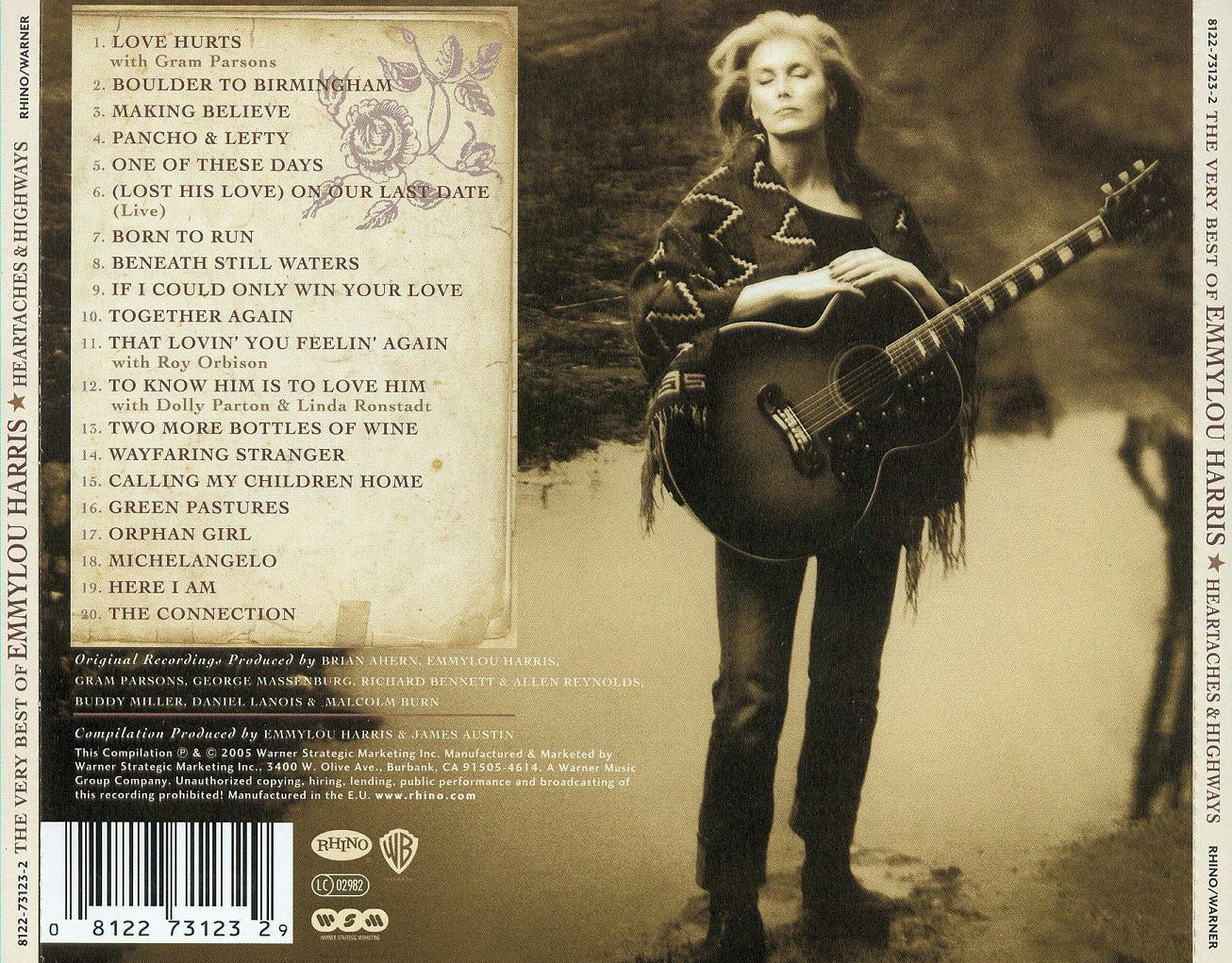 The Very Best of Emmylou Harris: Heartaches and Highways - Emmylou Harris (CD) music collectible [Barcode 081227312329] - Main Image 2