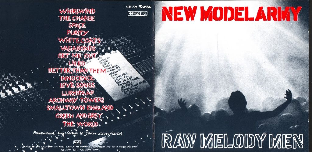 Raw Melody Men - New Model Army (CD) music collectible [Barcode 077779666324] - Main Image 2
