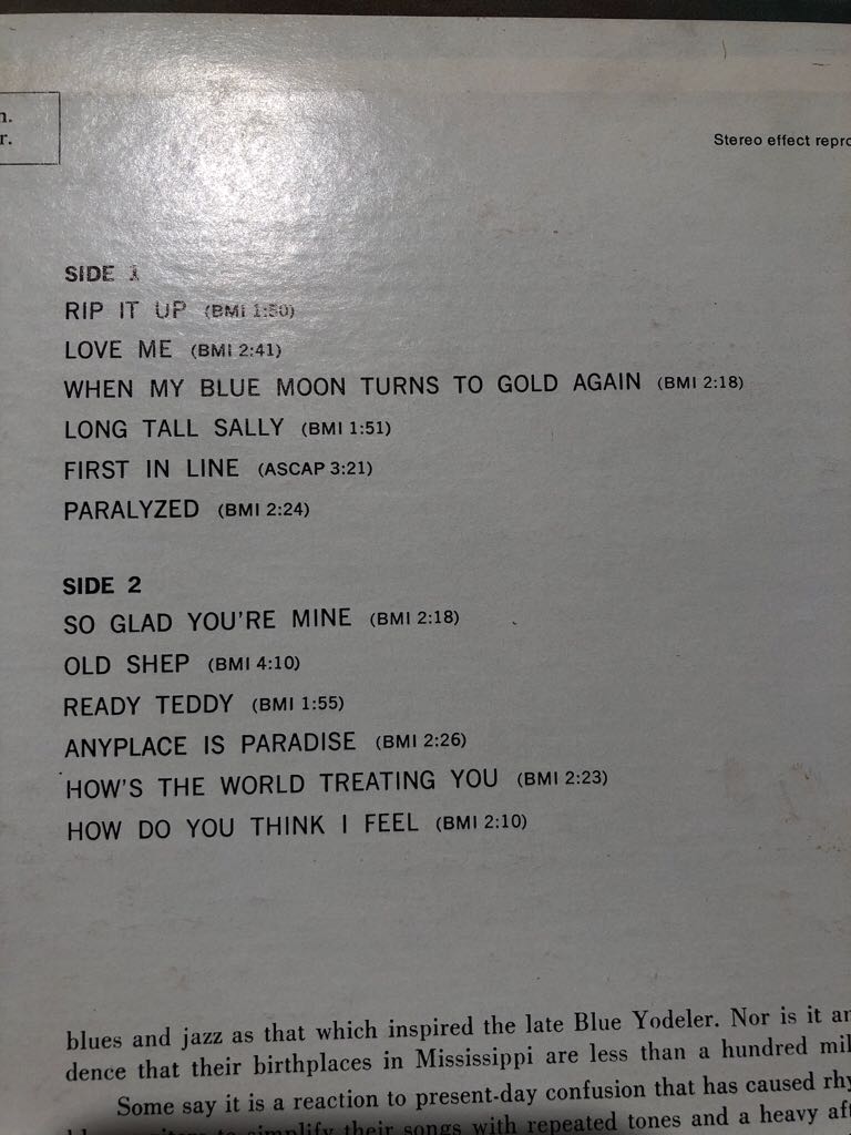 Elvis  - Elvis Presley (12”) music collectible [Barcode 072635519981] - Main Image 2