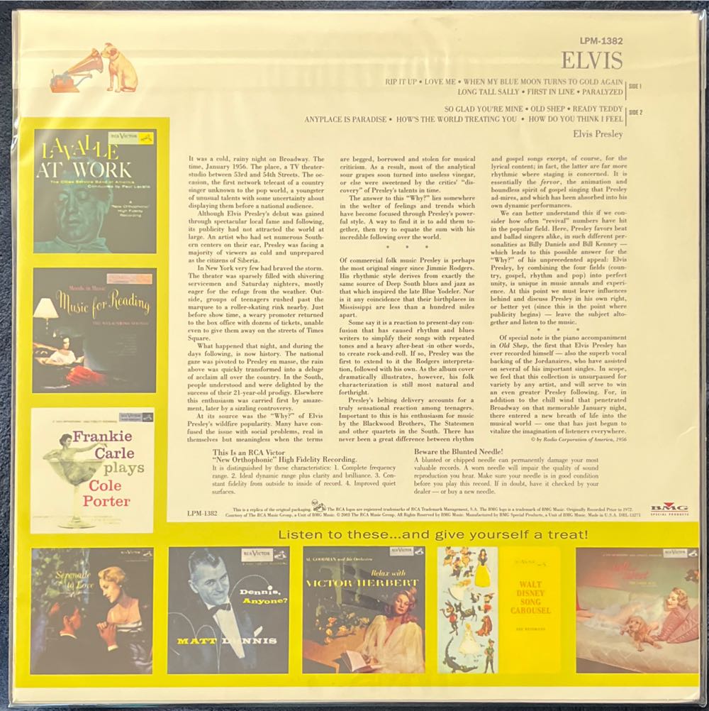 Elvis - Elvis Presley (CD) music collectible [Barcode 828766605921] - Main Image 3