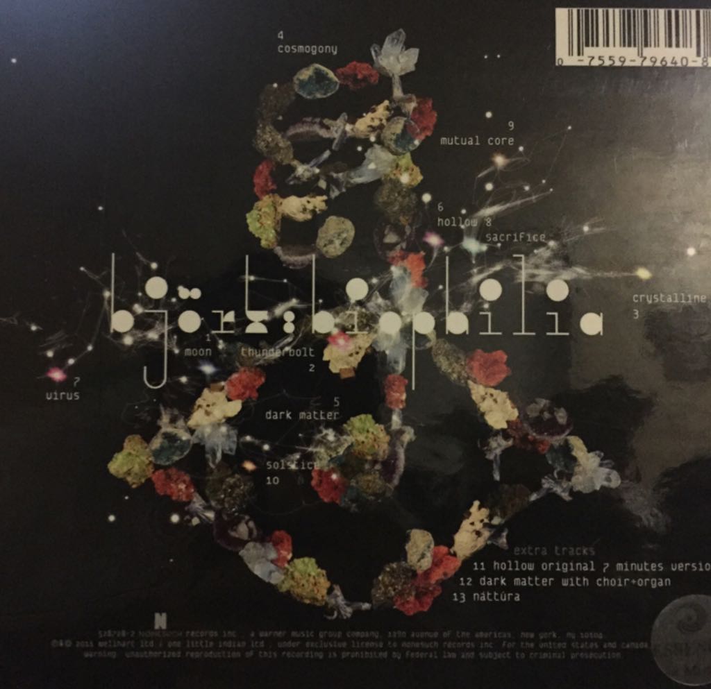 Biophilia - Bjork (CD - 64) music collectible [Barcode 075597964080] - Main Image 2