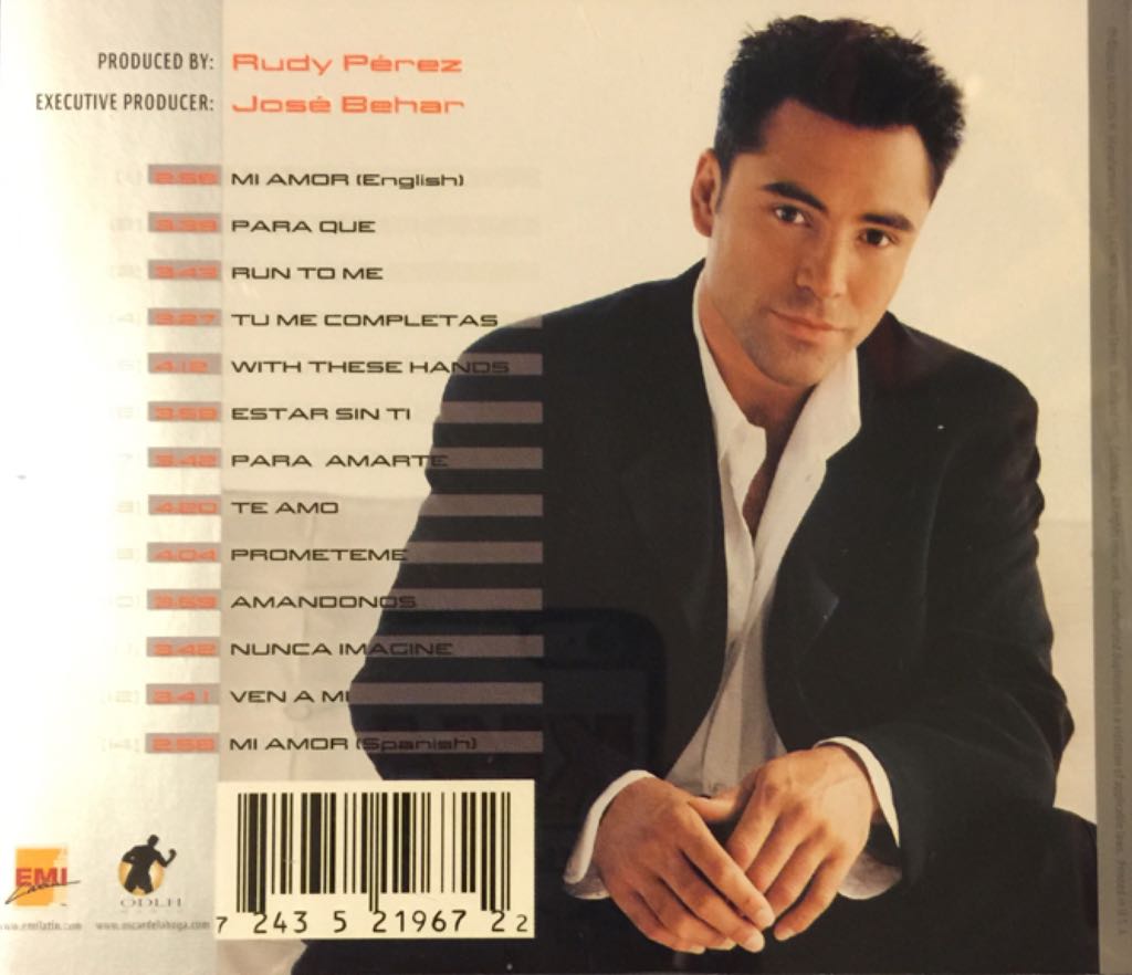 Oscar De La Hoya - Oscar De La Hoya (CD) music collectible [Barcode 724352196722] - Main Image 2