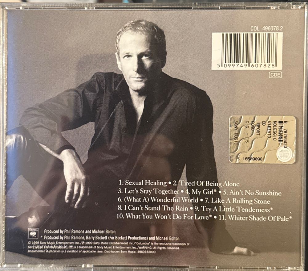 Timeless The Classics Vol.2 - Michael Bolton (CD) music collectible [Barcode 5099749607828] - Main Image 2