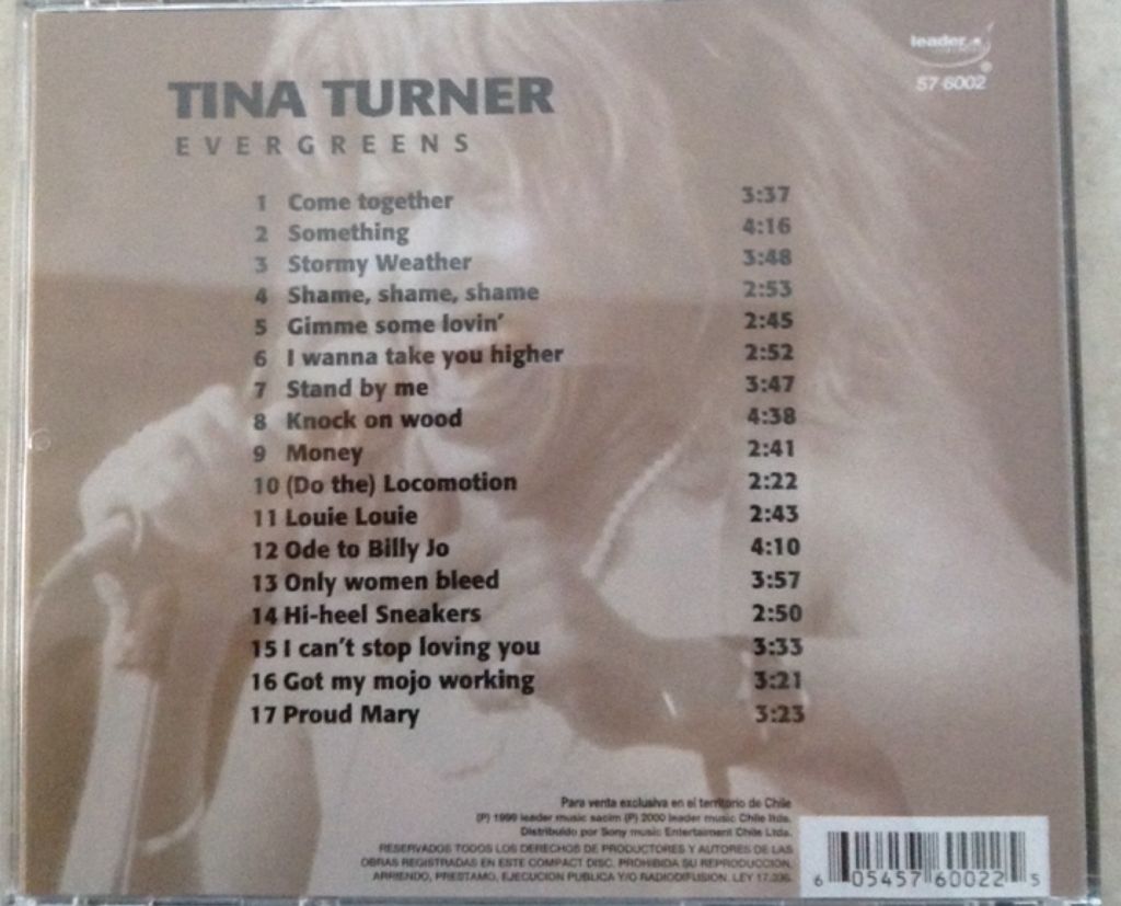 Evergreens - Tina Turner (CD) music collectible - Main Image 2