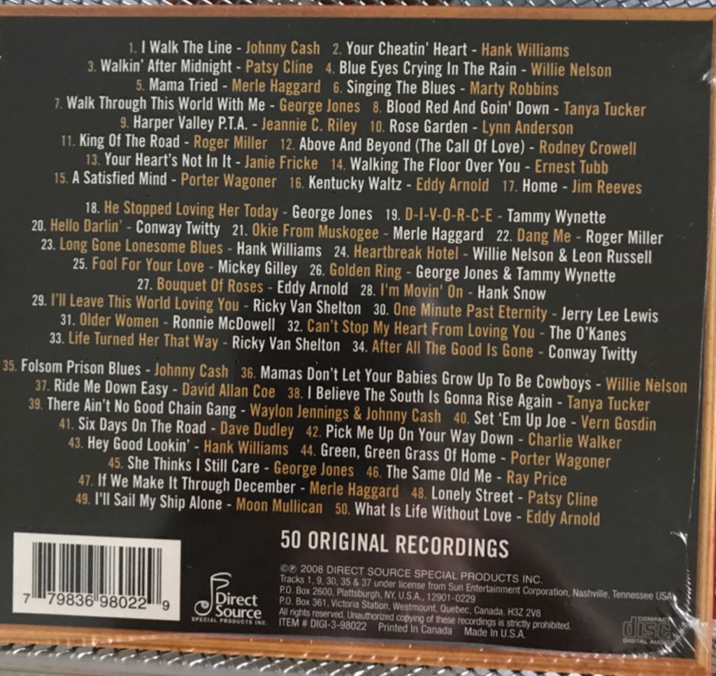 Country Gold - Various music collectible [Barcode 779836980229] - Main Image 2