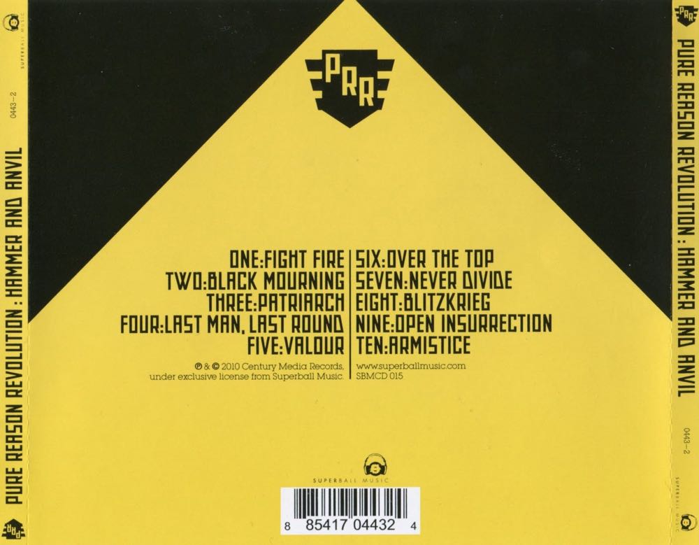 Hammer and Anvil - Pure Reason Revolution (CD) music collectible [Barcode 5052205044384] - Main Image 2