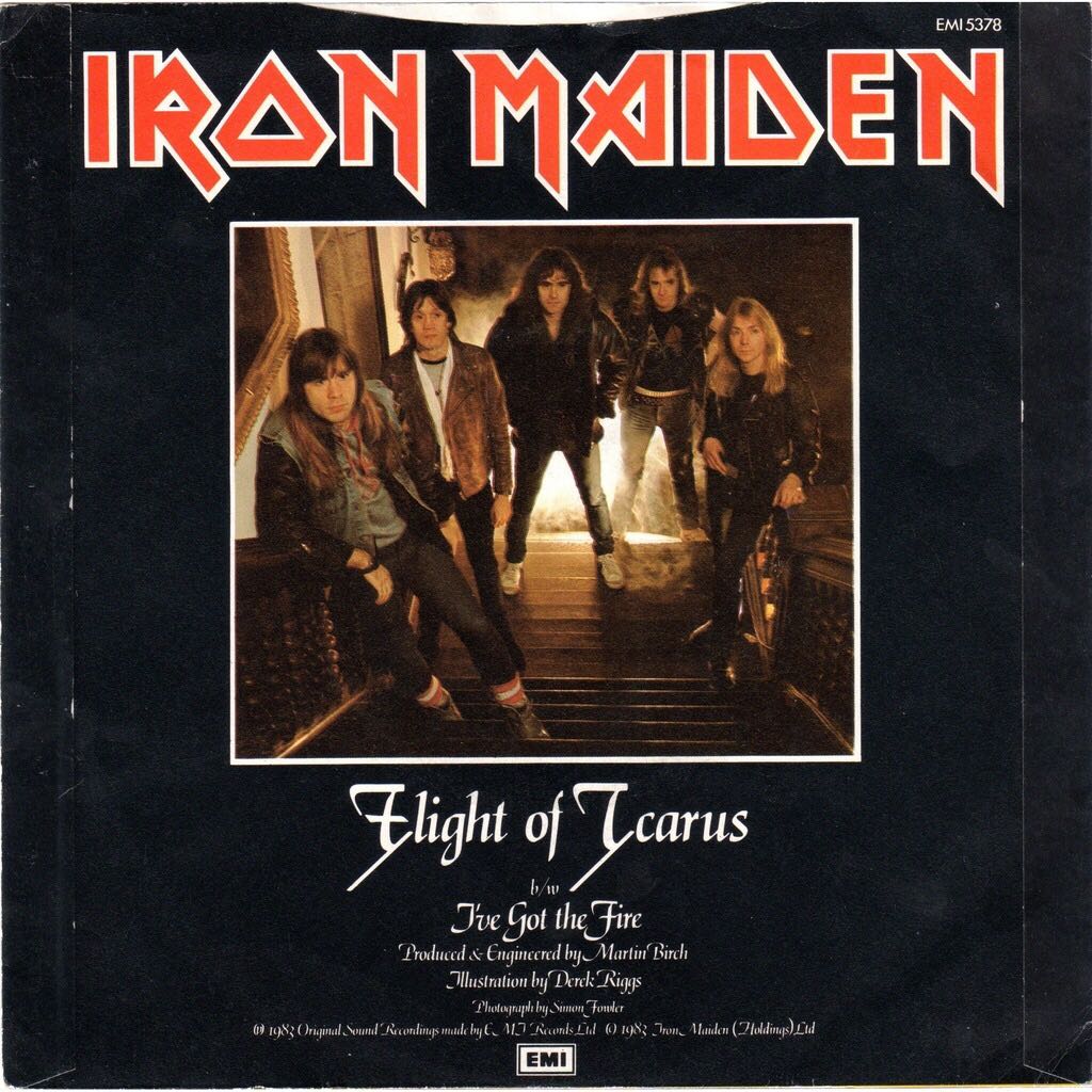 Flight Of Icarus - Iron Maiden (7” - 7) music collectible [Barcode 881034111784] - Main Image 2
