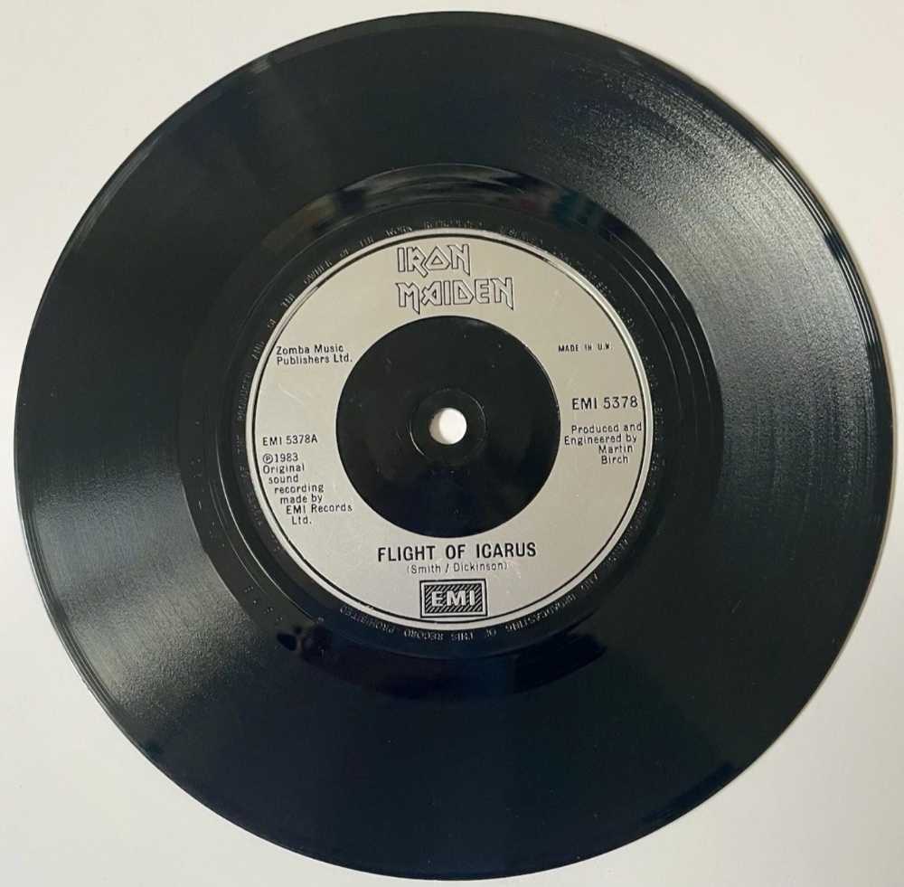 Flight Of Icarus - Iron Maiden (7” - 7) music collectible [Barcode 881034111784] - Main Image 3