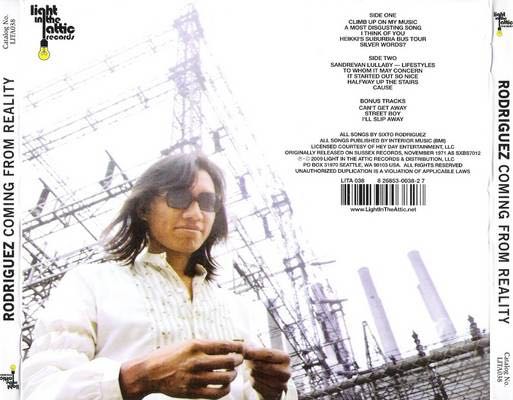 Coming From Reality - Rodriguez (CD) music collectible [Barcode 826853003827] - Main Image 2