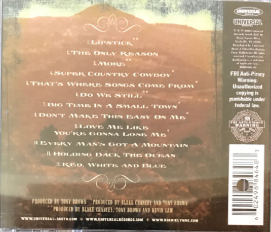 Rockie Lynne - Rockey Lynne (CD) music collectible [Barcode 602498846483] - Main Image 2