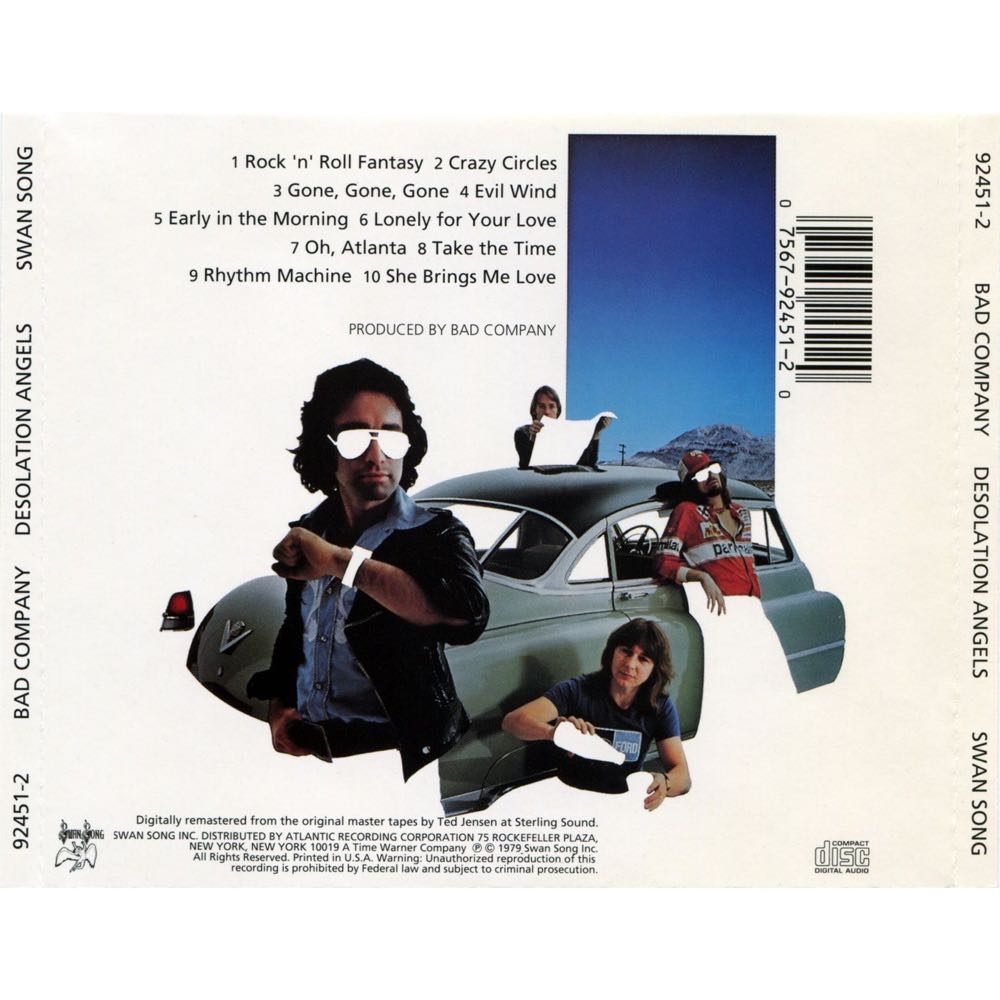 Desolation Angels - Bad Company (12” - 41) music collectible - Main Image 3