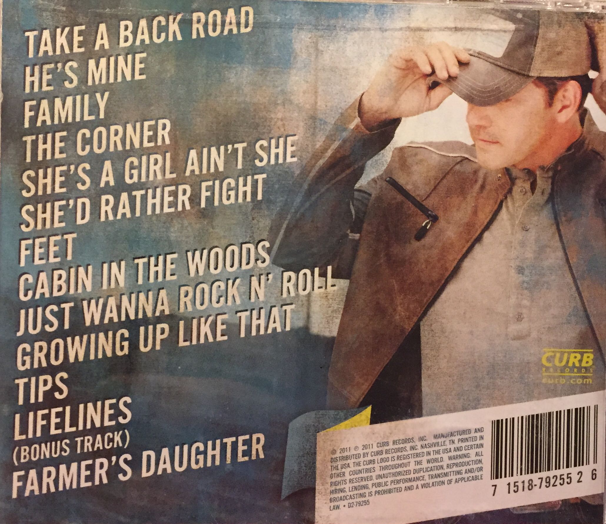 Take A Back Road - Atkins, Rodney (CD - 47) music collectible [Barcode 715187925526] - Main Image 2