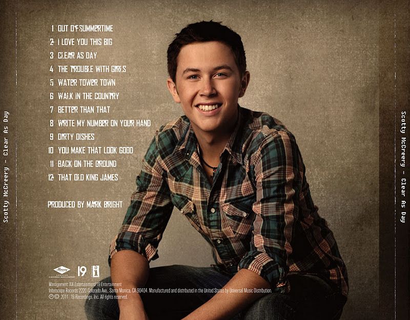 Clear As Day - McCreery, Scotty (CD - 4057) music collectible [Barcode 602527811833] - Main Image 2