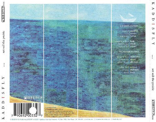 Set Sail the Prairie - KADDISFLY (CD - 70) music collectible [Barcode 790692003327] - Main Image 2