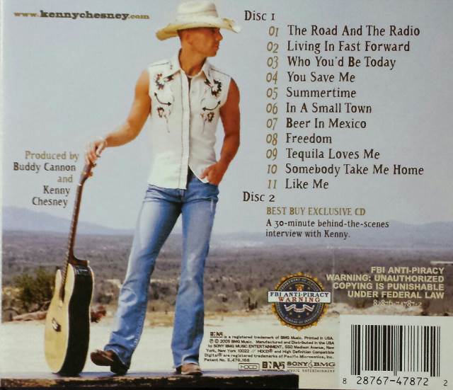 The Road and the Radio (Best Buy Exclusive) - Kenny Chesney (CD) music collectible [Barcode 828767478722] - Main Image 2