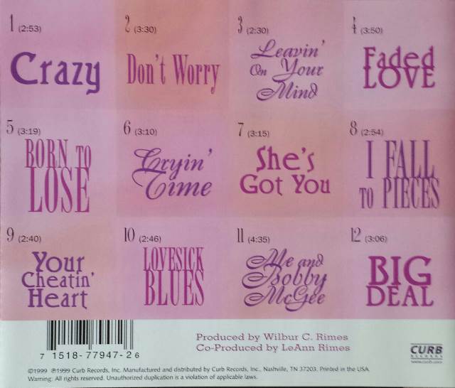 Leann Rimes - LeAnn Rimes (CD - 38) music collectible [Barcode 058100005821] - Main Image 2