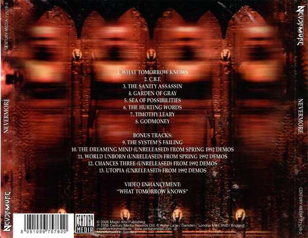Nevermore - Nevermore (CD - 61) music collectible [Barcode 5051099757820] - Main Image 2