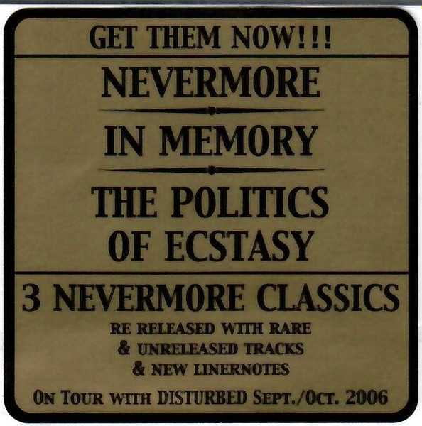Nevermore - Nevermore (CD - 61) music collectible [Barcode 5051099757820] - Main Image 4