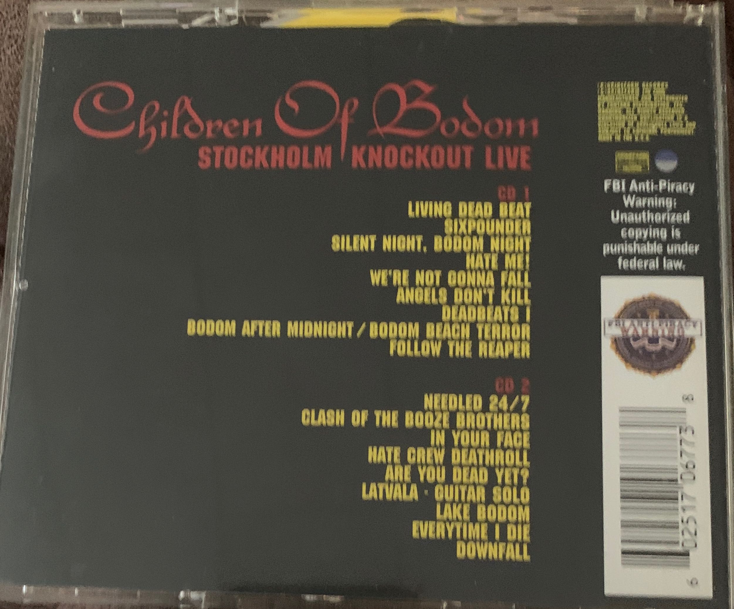Chaos Ridden Years: Stockholm Knockout Live - Children Of Bodom (CD) music collectible [Barcode 602517067738] - Main Image 2