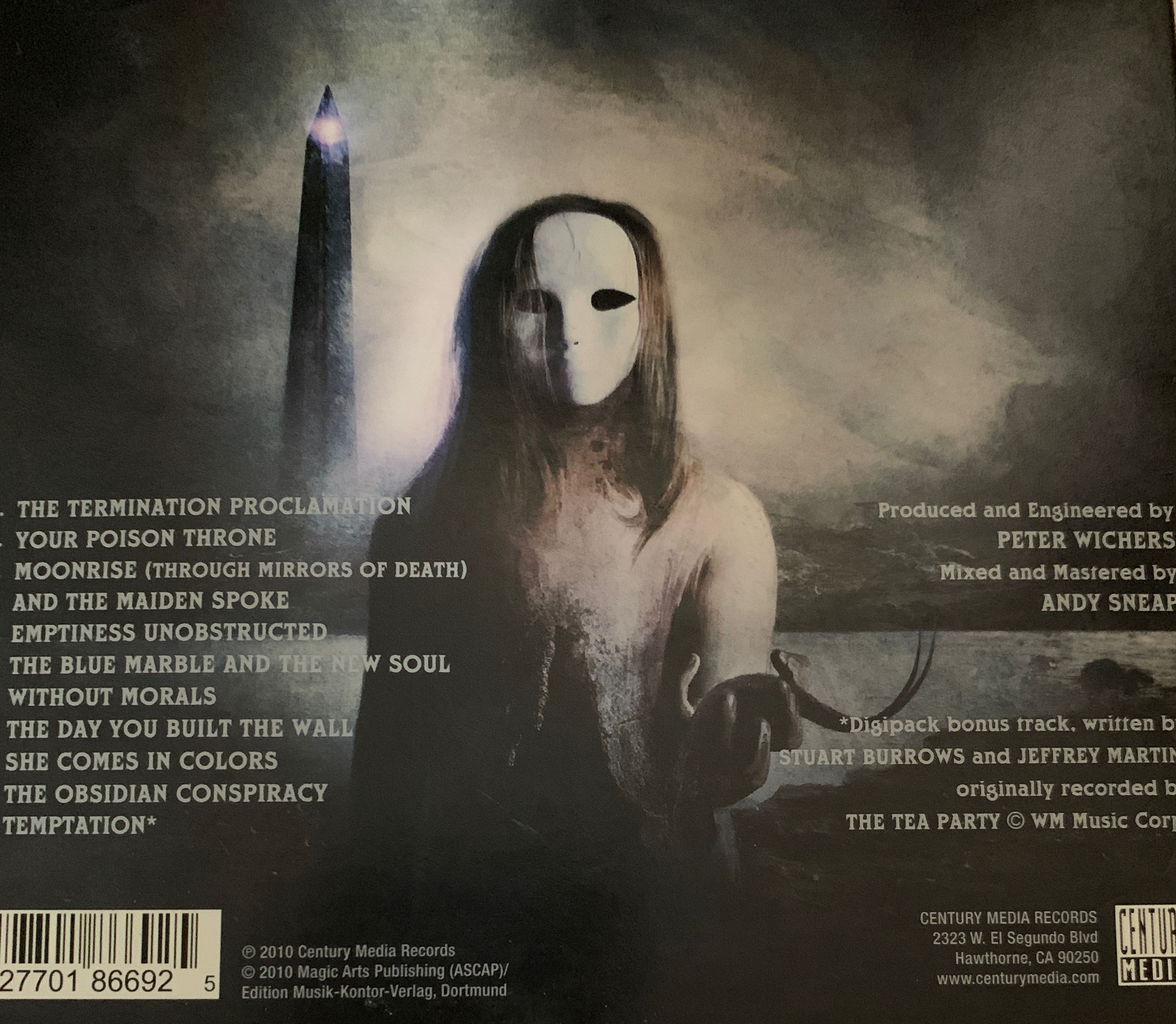 The Obsidian Conspiracy - Nevermore (CD) music collectible [Barcode 727701866925] - Main Image 2