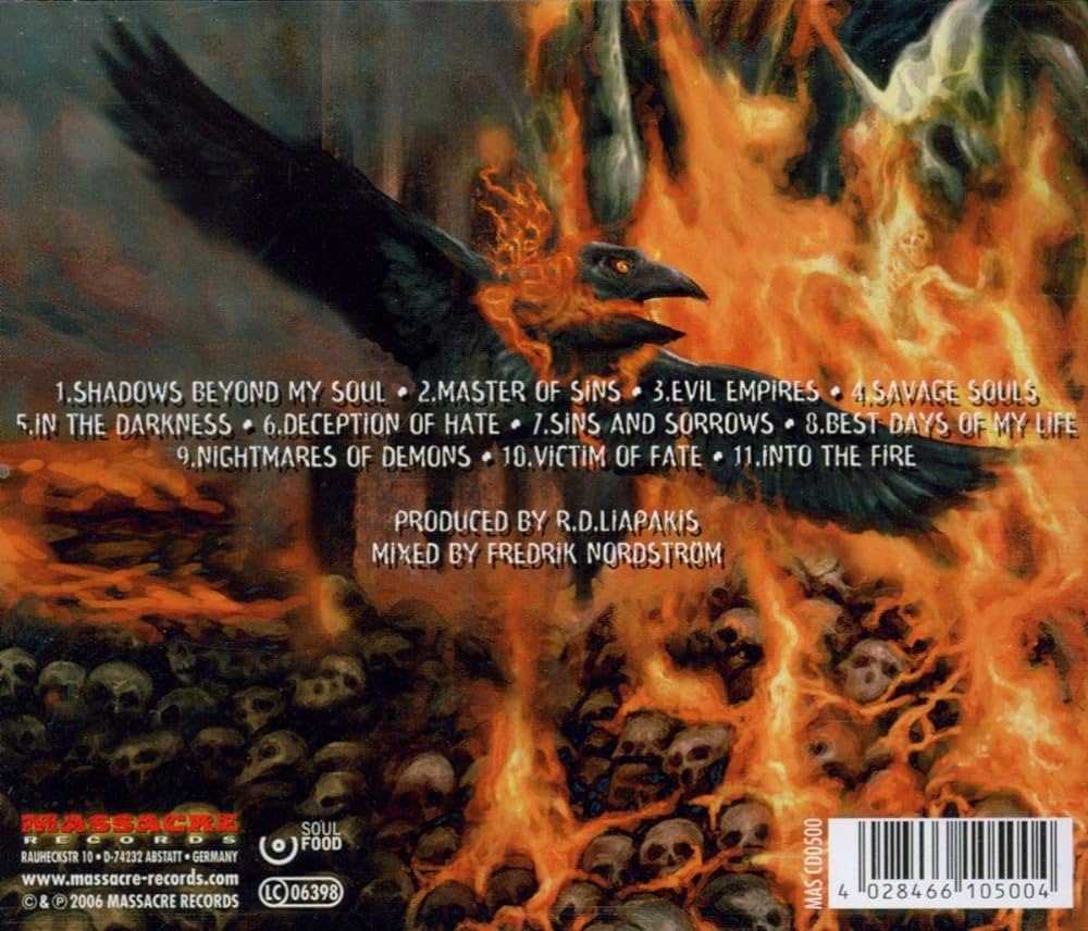 Savage Souls - Mystic Prophecy (CD - 50) music collectible [Barcode 872967008869] - Main Image 2