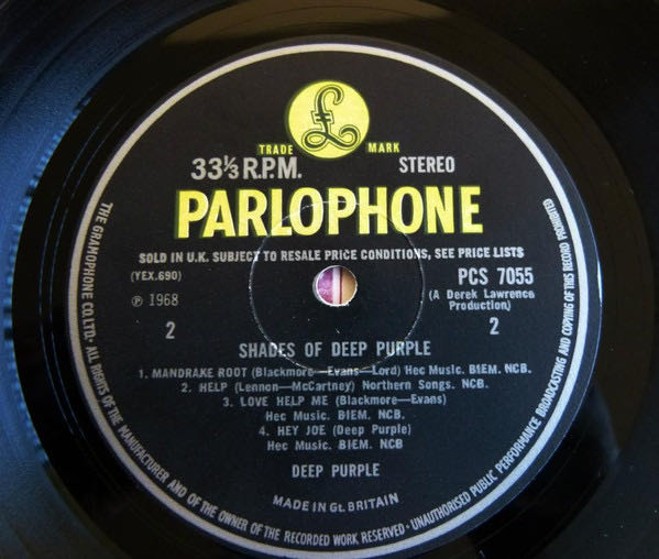 Shades Of Deep Purple - Deep Purple (CD) music collectible [Barcode 724349833623] - Main Image 4