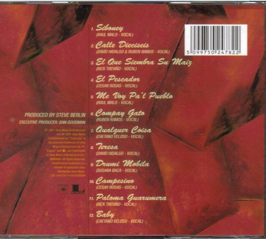 Canto - Los Super Seven (CD) music collectible [Barcode 5099750247822] - Main Image 2