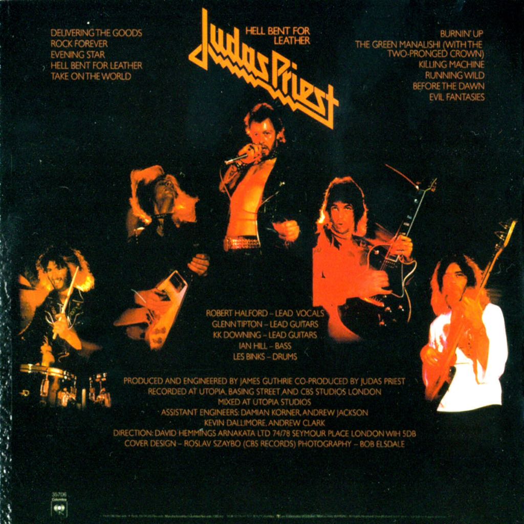 Hell Bent for Leather - Judas Priest (12” - 38) music collectible - Main Image 2