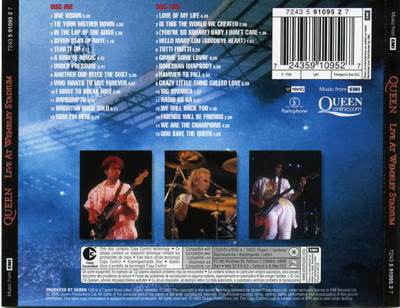 Live at Wembley ‘86 - Queen (CD) music collectible [Barcode 0077779959426] - Main Image 2