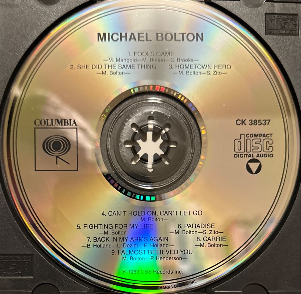 Michael Bolton - Bolton Michael (CD) music collectible [Barcode 074643853729] - Main Image 3