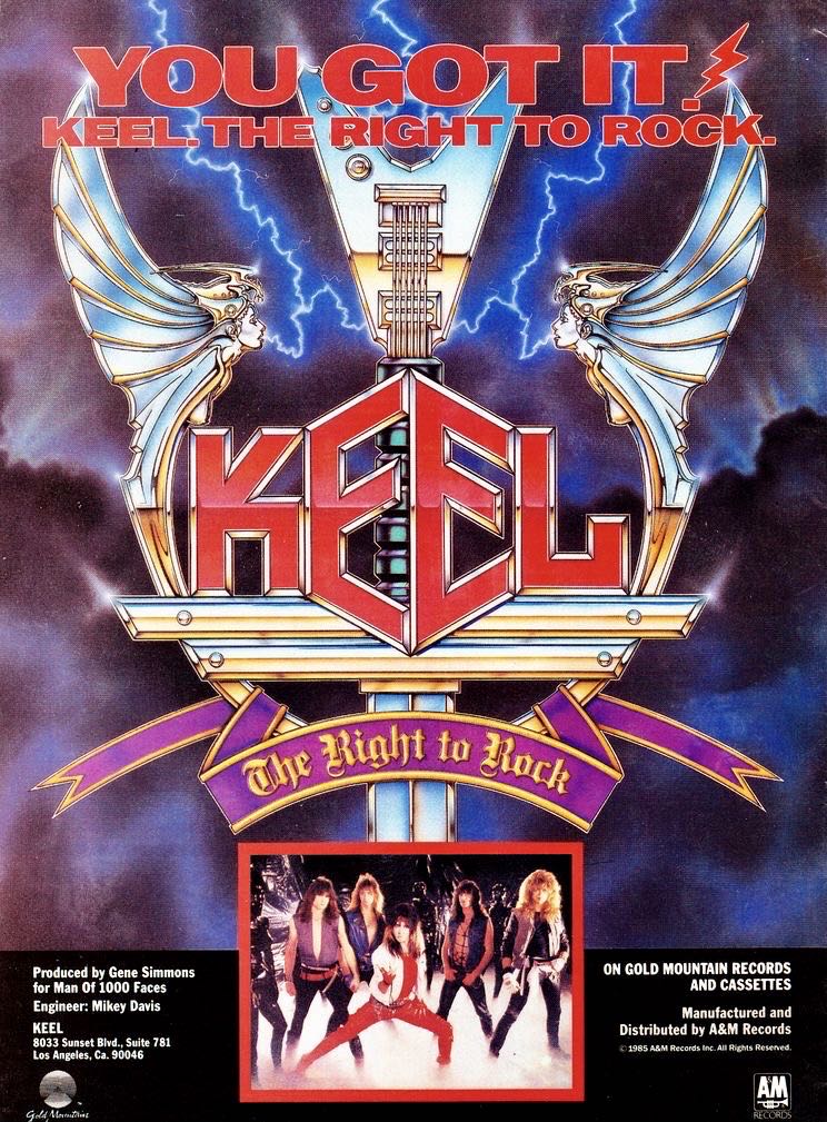 The Right to Rock - Keel (CD - 41) music collectible [Barcode 747014448229] - Main Image 4