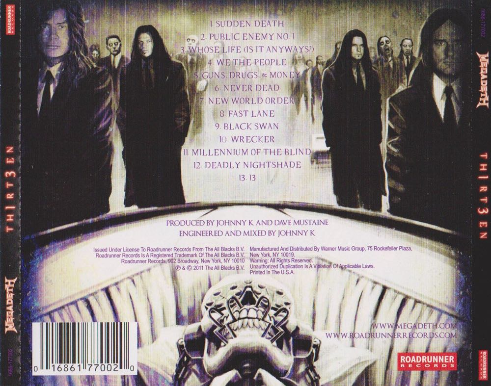 Th1rt3en - Megadeth (12” - 58) music collectible - Main Image 2