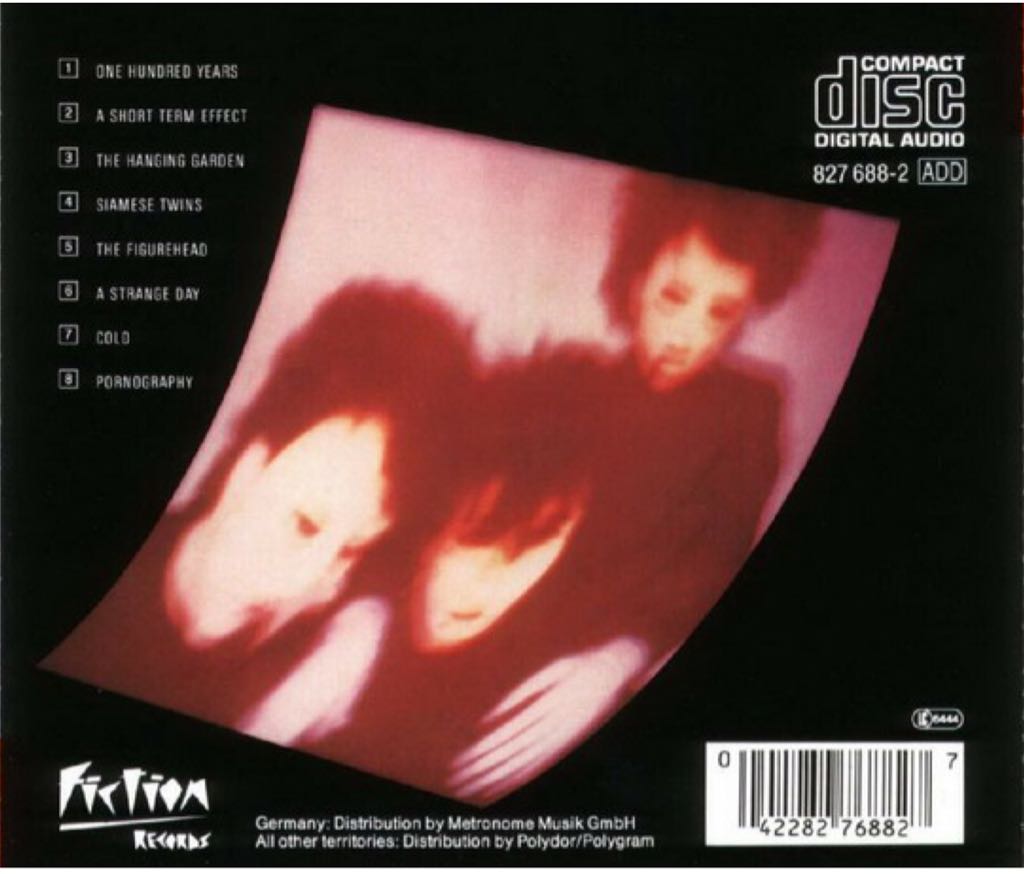 1982 Pornography - Cure (MP3 - 44) music collectible [Barcode 075596078528] - Main Image 2