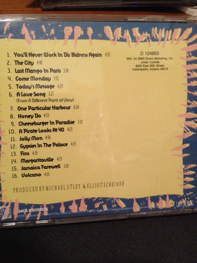 Feeding Frenzy - Jimmy Buffett Live! - Jimmy Buffett (CD) music collectible - Main Image 2