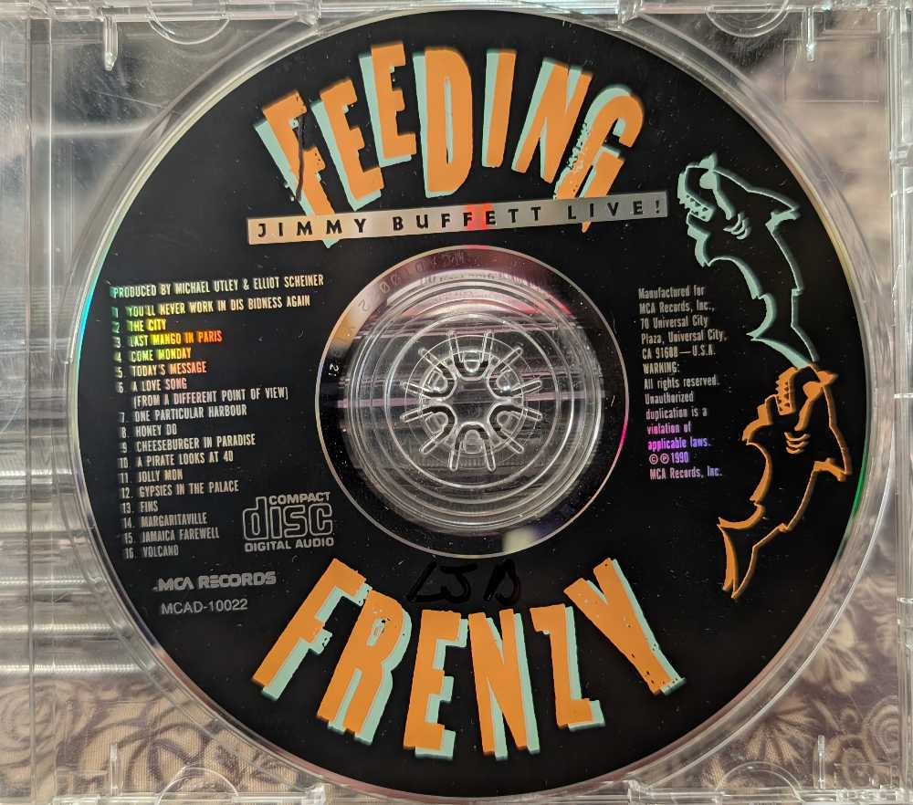 Feeding Frenzy - Jimmy Buffett Live! - Jimmy Buffett (CD) music collectible - Main Image 3