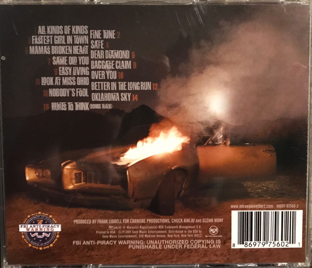 Four the Record (Deluxe Edition) - Miranda Lambert (CD - 51) music collectible [Barcode 886979756021] - Main Image 2