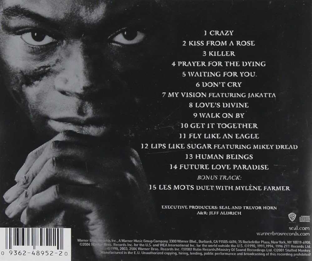 Seal Best 1991-2004 - Seal (CD) music collectible [Barcode 093624877691] - Main Image 2